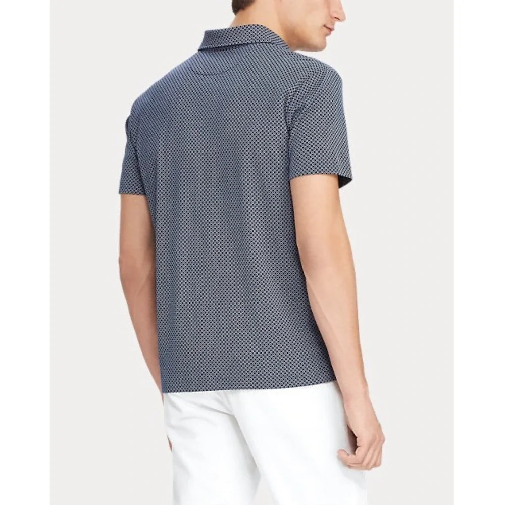 Polo Ralph Lauren Performance Polo Classic‎ Fit Dotted Print Short Sleeve Large